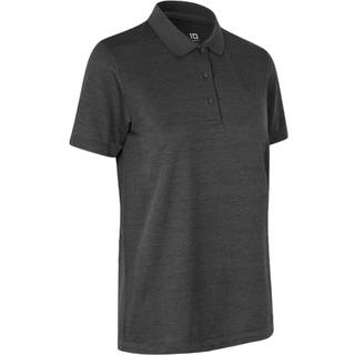 ID 0573 Poloshirt active dame Grafit melange S