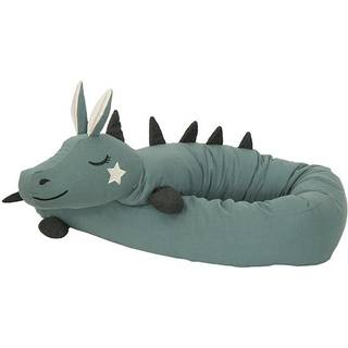 Roomate Long Dragon Crib Bumper, Sea Grey