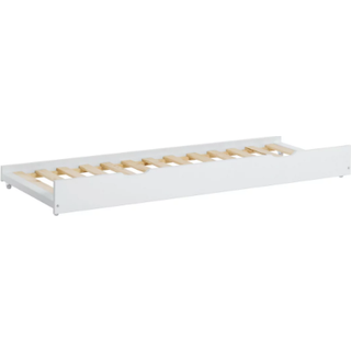 Spiloppe udtræksseng uden madras 70x190 cm - hvid