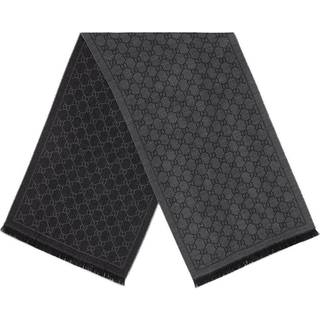 Gucci GG wool jacquard scarf - grey - One Size