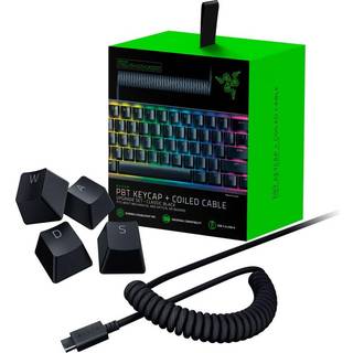 Razer PBT Keycaps + Coiled Cable US bk | RC21-01