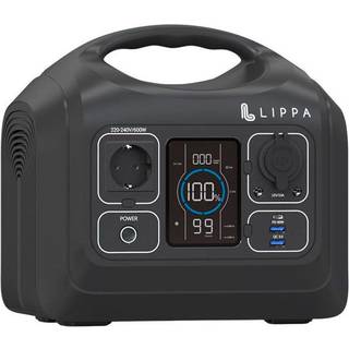 Lippa power station 595 Wh, Sort