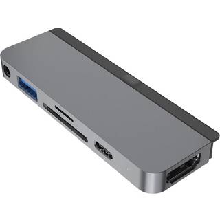 Hyper 6-i-1 USB-C Hub til iPad, sølv