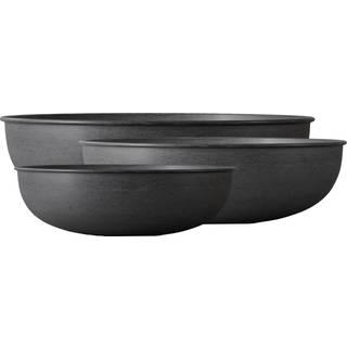 Dbkd Out 3-set Outdoor Flower Pot S / M / L Black - Havekrukker & Plantekasser Rustfrit Stål Sort - 1016