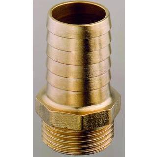 Slangnippel Guidi Hose Connector Male, messing, 1/4" G (BSP) (udvendig) til 6 mm (1/4") slange