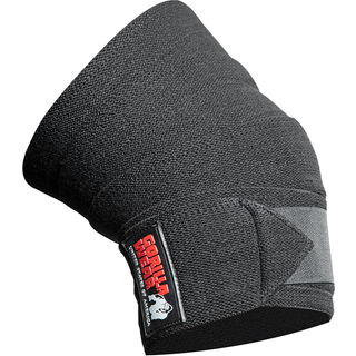 Gorilla Wear Knee Wraps, 250 cm, Black