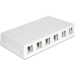 DeLOCK Keystone Surface Mounted Box - 6 Port