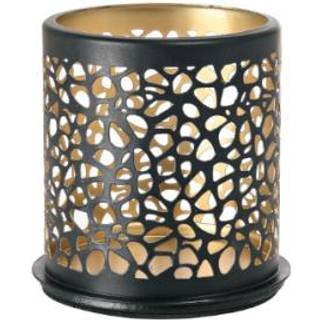 DUNI SAFARI Giraf Lysestage Metal Sort Ø75x75mm 8 stk (188176)