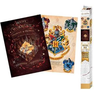 HARRY POTTER - Crest & Marauders - Set 2 posters '52x38'