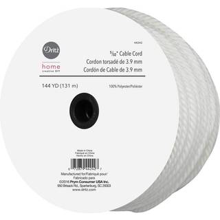 Dritz 5/32 """" 144 yd kabelt ledning hvid