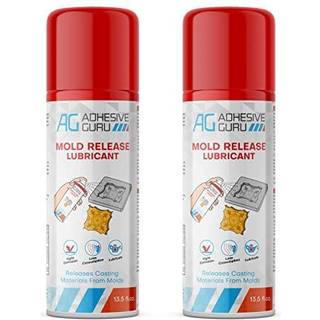 Klæbende guru silikone formfrigørelsesspray til epoxyharpiks (2 x 13,5 fl oz) aerosol frigørelsesmiddel og silikone smøremiddel (2 pakke)