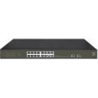 LevelOne GES-2118P netværksswitch Administreret L2 Gigabit Ethernet (10/100/1000) Strøm over Ethernet (PoE) Sort