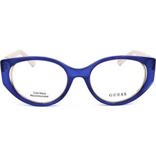 Guess GU2885 090 52 Briller Kvinder Blue - Transparent Blue - 52mm