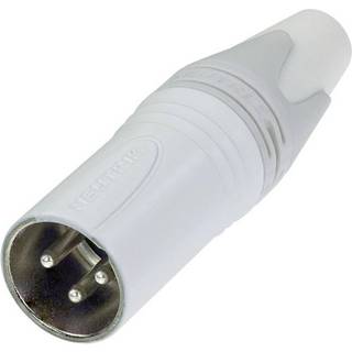 Neutrik NC3MXX-WT XLR-stik Stik, lige Poltal: 3 Hvid 1