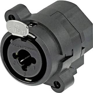 Neutrik NCJ9FI-S XLR-stik Flangetilslutning, kontakter