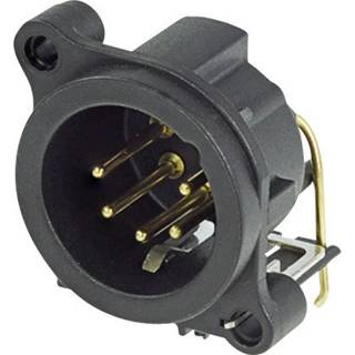 Neutrik NC5MAH XLR-stik Flangestik, kontakter vinklet