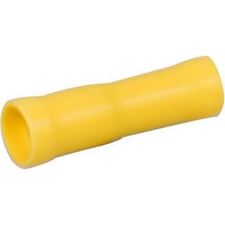 Helisolerede rundstift, hun, Ø5 mm, passer til kabel 4 - 6 mm², 100-pak, gul