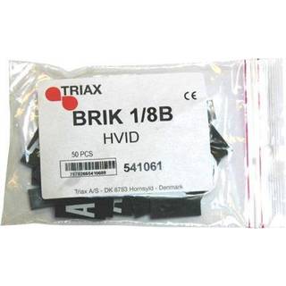 Brik B 1/8 Hvid Triarca