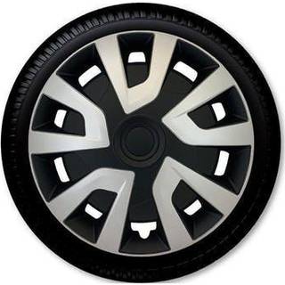 15" Revo VAN Silver/Black hjulkapselsæt