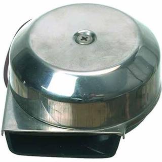 Signalhorn båd 12 V, rustfrit stål, elektromagnetisk, udvendig, 75 x 50 mm