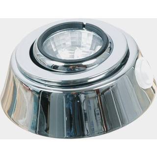 Loftlampe, LED, Ø100 mm, 12 V, med hvidt skær + justerbar