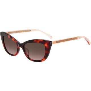 Kate Spade Merida/G/S Asian Fit 086/HA 54 Solbriller Kvinder Tortoiseshell - Dark Tortoise - 54mm