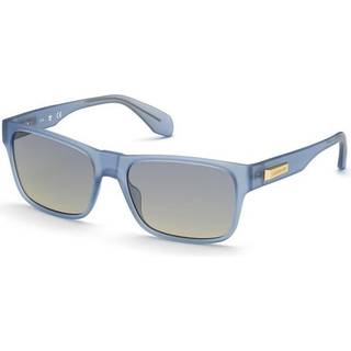Adidas Originals OR0011 91B 57 Solbriller Mænd Blue - Matte Light Blue - 57mm