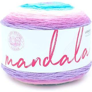 Lion Brand Mandala 525-232F Liger Indhold: 100% akryl Vægt/længde: 150 g = ca. 540 meter Anbefalede pinde: 3.75 mm Strikkefasthed: 10 x 10 cm = 22 m x 30 p Vask: Maskinvask 40°C.