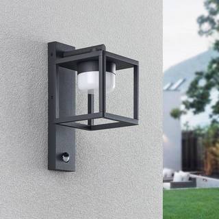 Lucande Timio udendørs væglampe, downlight, sensor, GX53, IP44