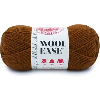 Lion Brand Wool Ease 620-026A Umber Indhold:80% akryl, 20% uld Vægt/længde:85 g = ca 180 meter Anbefalede pinde: 5.00 mm Strikkefasthed:10 x 10 cm = 18 m x 24 p Vask:Maskinvask max 40°C.
