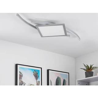 Lucande Tiaro LED-loftlampe, kantet, 42,5 cm