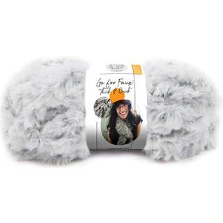 Lion Brand Yarn (1 Skein) G? efter faux tyk og hurtig volumin?s garn chinchilla 72 fod (pakke med 1)
