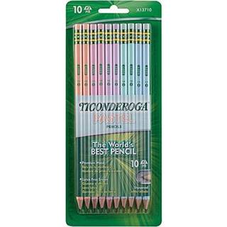 Ticonderoga Pastel Pencils #2 Soft Assortered Colours Pack med 10 blyanter