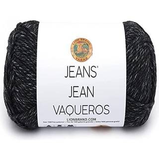 Lion Brand Yarn 505-153 Jeans Yarn Stovpipe Black