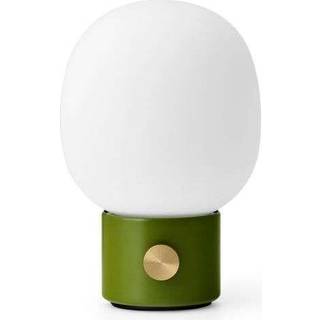 Audo JWDA bordlampe til genopladning, støvet grøn