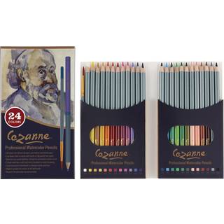 Cezanne akvarelblyanter - Professionel kunstnerkvalitet Soft Core f?rer til akvarelmaling Farvel?gning Tegning L?gning Blanding Skygge Brug V?d e