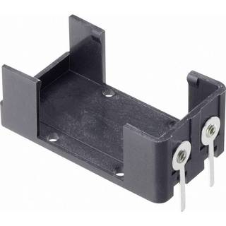 Keystone 1294 Batteriholder 1 9 V blok Gennemstikningsmontage THT (L x B x H) 54 x 29 x 20 mm
