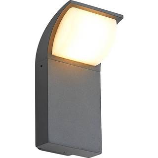 Lucande udendørs LED-væglampe Tinna, 20 cm, antracit, IP65