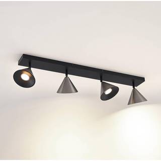Lucande Kartio loftlampe 4 lysk., drejelig, nikkel