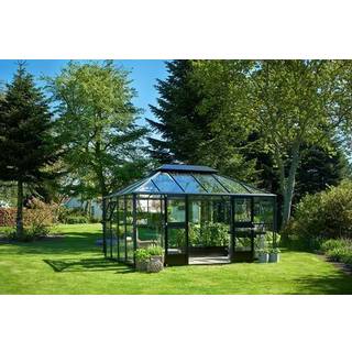 Juliana Grand Oase orangeri 13 m², antracit, 3 mm hærdet glas