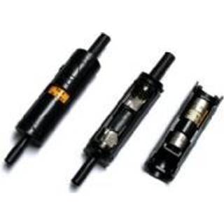 Sikringsholder Han/Hun Bananstik Sort Elma Instruments