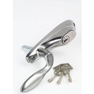 Assa Abloy Terrassedørslås Serie 600RB, 7812 Højre Krom GDS