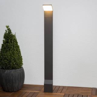 Lucande LED-gadelampe Nevio, antracit, metal, 100 cm
