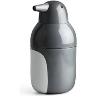 Qualy Penguin Soap Dispenser / sæbe dispenser, grå/hvid
