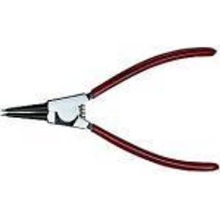 Knipex Låseringtang 140mm udv. lige Til låseringe 10-25mm, dyppet greb