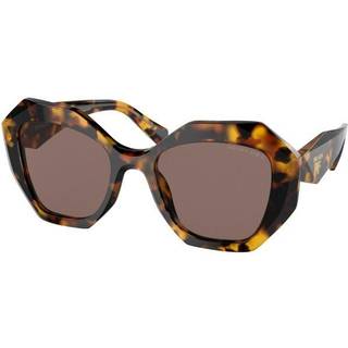 Prada PR 16WS Asian Fit Polarized VAU05C 53 Solbriller Kvinder Tortoiseshell - Honey Tortoise - 53mm