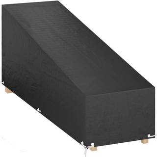 Overtræk til havemøbler 120x65x80cm - Vandtæt - Sort