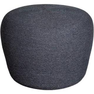 Cane-Line - Circle Fotpall Liten, Konisk, Dark Grey, Cane-line Soft Rope - Udendørs taburetter og puffer - Cane-line Design Team - Grå