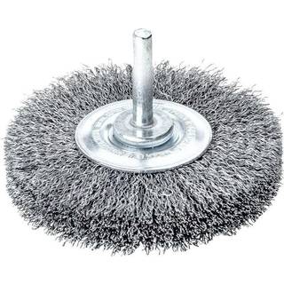LESSMANN Rundbørste med skaft stål/bølget Ø50 x B10-12 mm (415162)