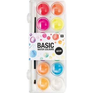 Basic Neon Water Colours Wasserfarbkasten 12 Farben - Mehrfarbig